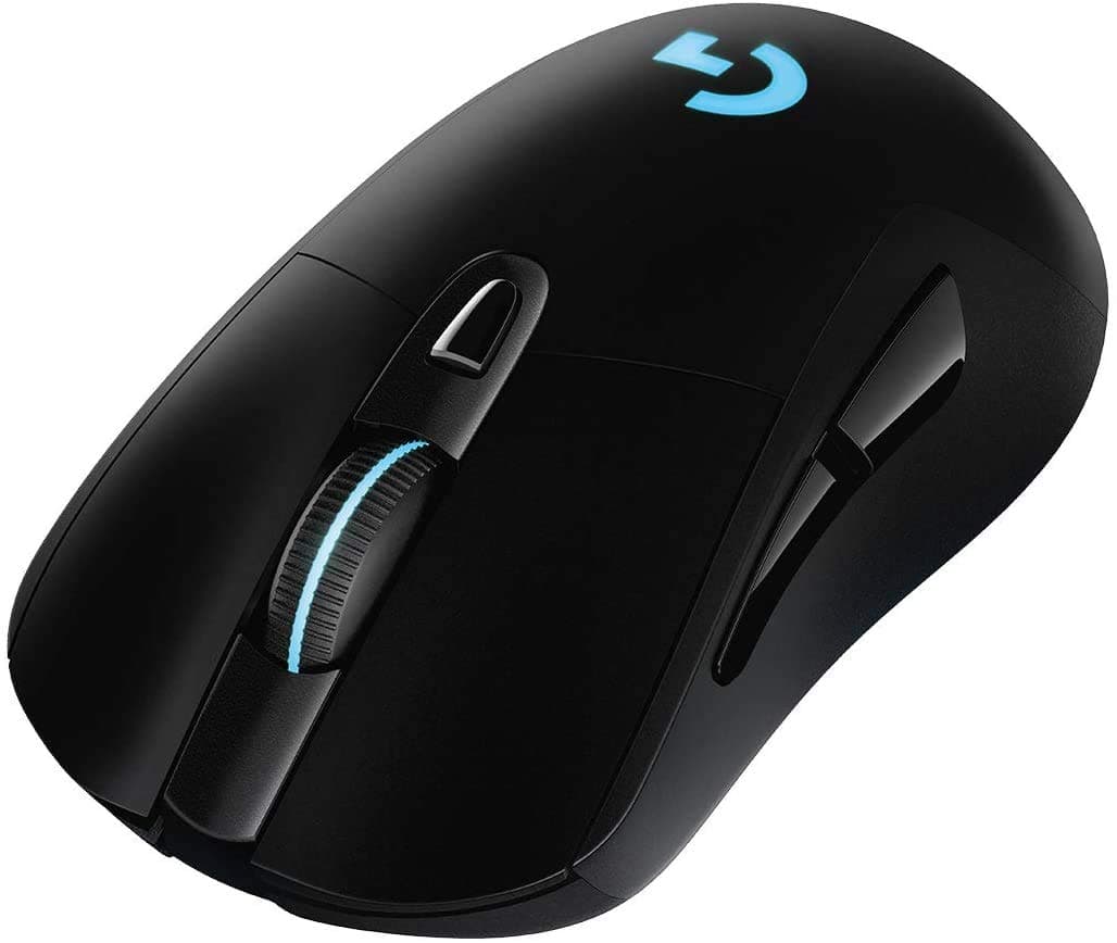 Logitech G703 Lightspeed Wireless Gaming Mouse W/Hero 16K Sensor, PowerPlay Compatible, Lightsync RGB, Lightweight 95G+10G Optional, 100-16, 000 DP...