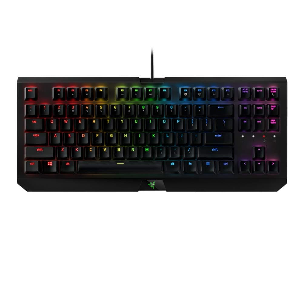 Razer RZ03-01770100-R3M1 BlackWidow X Tournament Edition Chroma, Clicky RGB Mechanical Gaming Keyboard, Military Grade Metal Construction and Compa...
