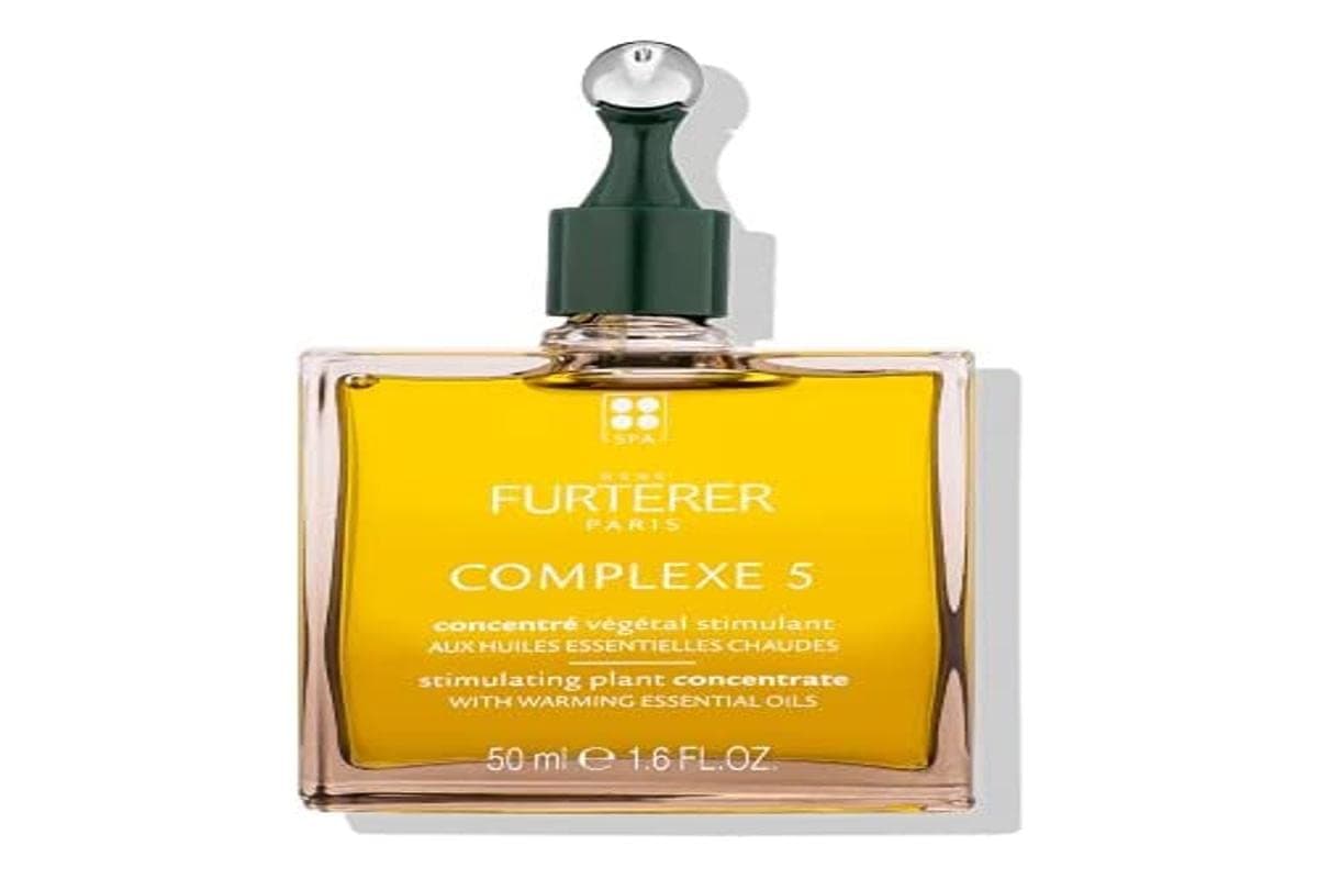Rene Furterer COMPLEXE 5 Stimulating Plant Concentrate, Pre-Shampoo Detox Scalp Treatment, 1.6 oz