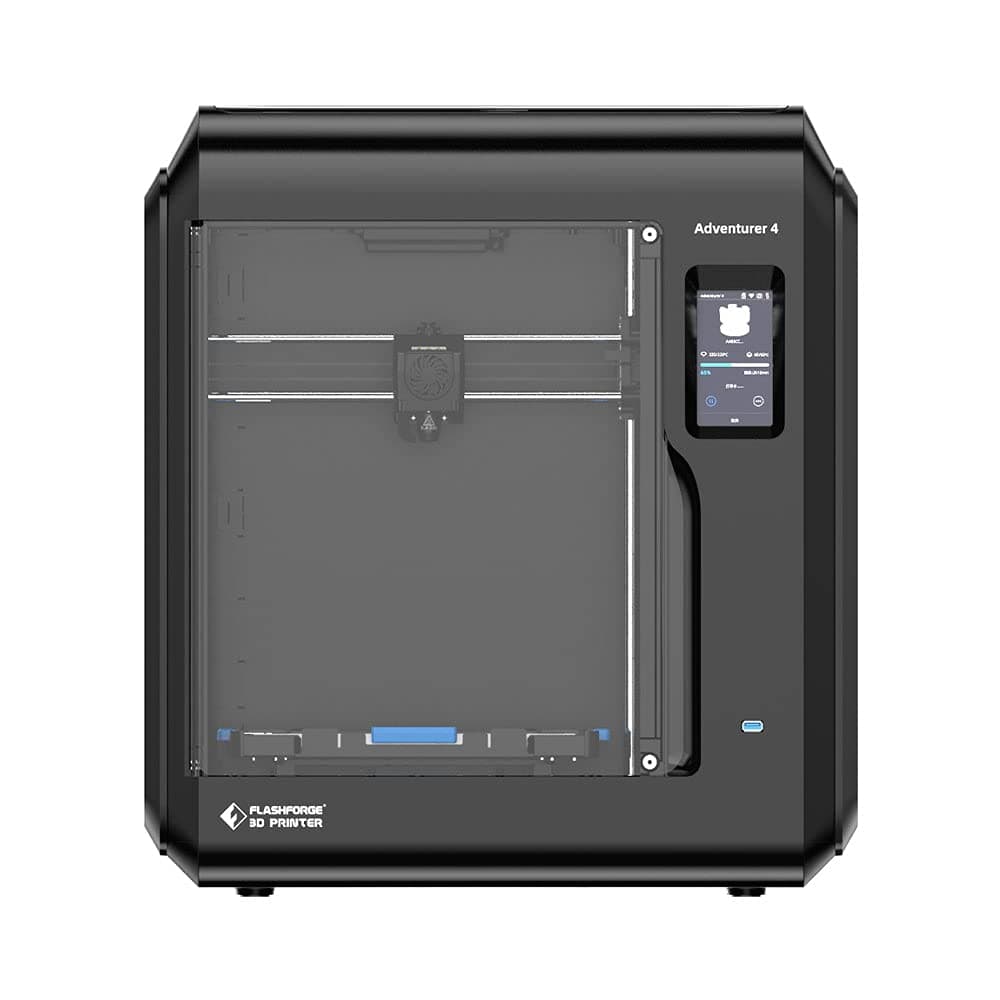 FlashForge Adventurer 4 3D Printer, Auto-Leveling Platform,Quick Removable high Temp Nozzle,Camera remotely Monitor,Print Size 220 x 200 x 250 mm. ...
