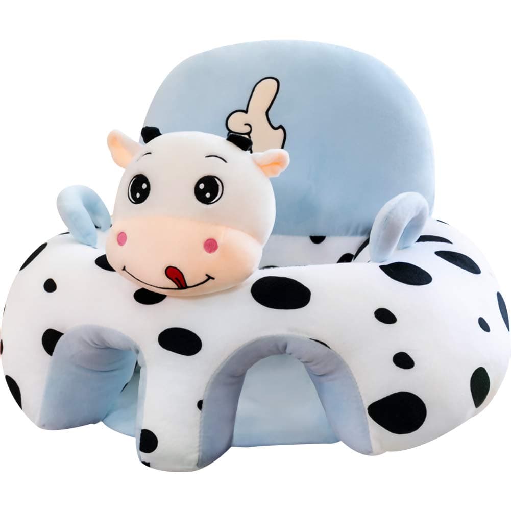 Kelendle Baby Sofa Infant Support Seat Cover Baby Safe Sitting Chair Soft Baby Learning Sitting Chair Cushion Plush Pillow Toys Portable Toddlers F...