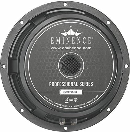 Eminence Professional Series Kappa Pro 10A 10" Pro Audio Speaker, 500 Watts at 8 Ohms