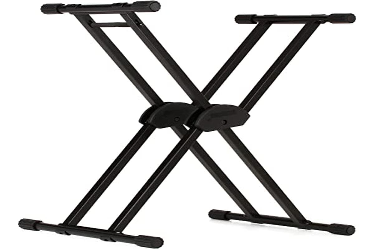 Roland KS-20X Spring Loaded Electronic Keyboard Stand, Double Brace , Black