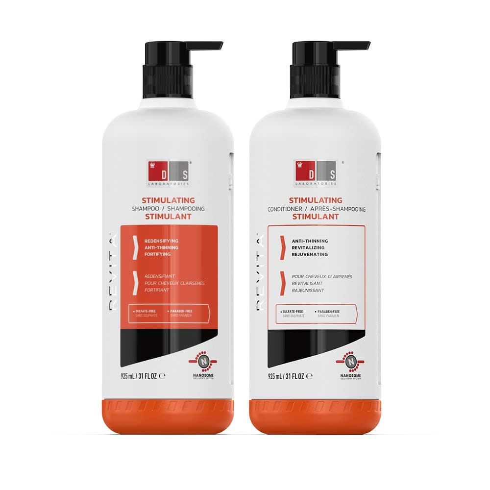 Revita Shampoo and Conditioner for Thinning Hair by DS Laboratories - Volumizing and Thickening for Men and Women, Supports Hair Growth, Hair Stren...