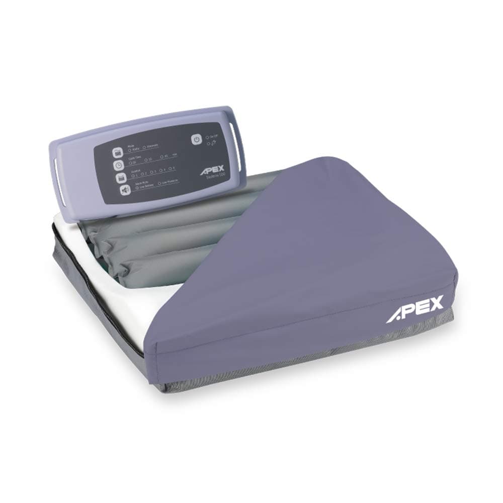 Apex Medical Sedens 500- Alternating Pressure Seat Cushion with Portable Pump – Lower Back & Butt Pain Relief- Fits Wheelchair, Office Chair, Drive...