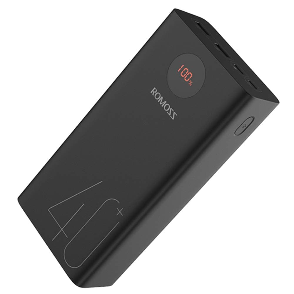 40000mAh Power Bank, ROMOSS 18W PD USB C Fast Charging Portable Charger, 3 Outputs and 2 Inputs External Battery Pack with LED Display for iPhone 1...