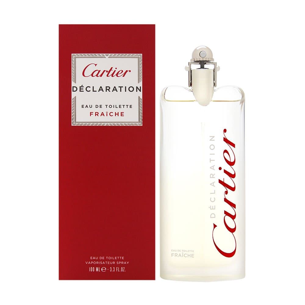 Cartier Declaration Fraiche Eau de Toilette Spray for Men, 3.3 Ounce