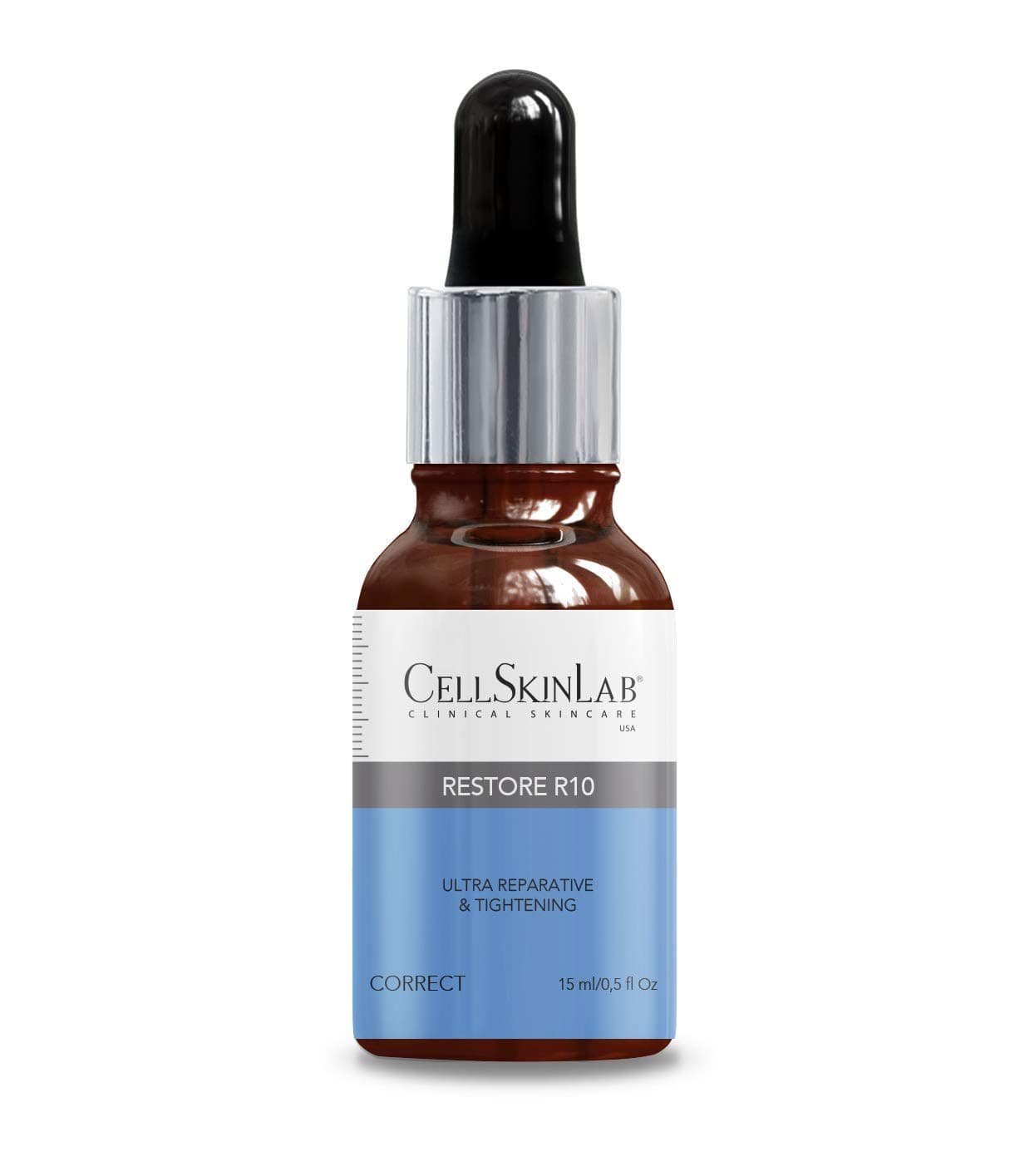 Restoring and Tightening Serum by CellSkinLab – Restore R10 - Reparative Skincare for Damaged Skin – Antiaging Solution with Ultra Clear Resveratro...