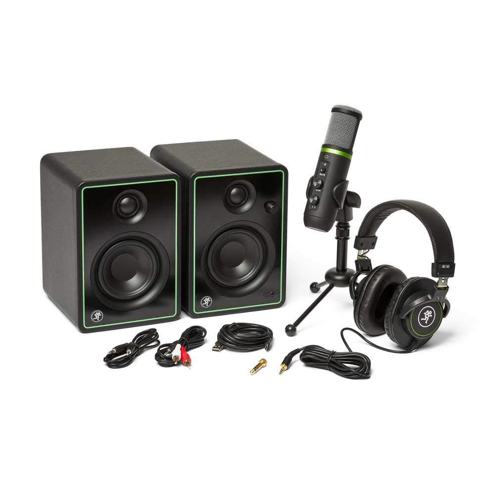 Mackie Creator Bundle with USB Microphone and Monitors