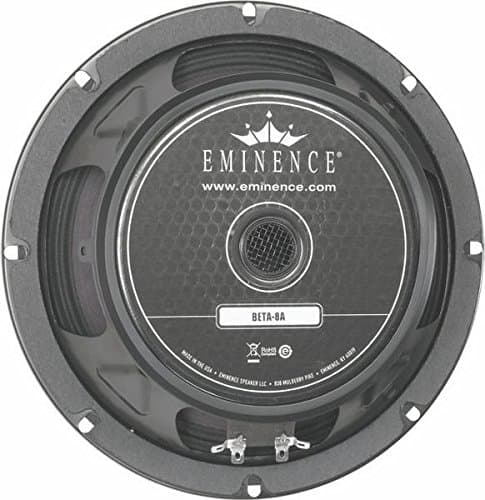 Eminence American Standard Beta-8A 8" Pro Audio Speaker, 225 Watts at 8 Ohms
