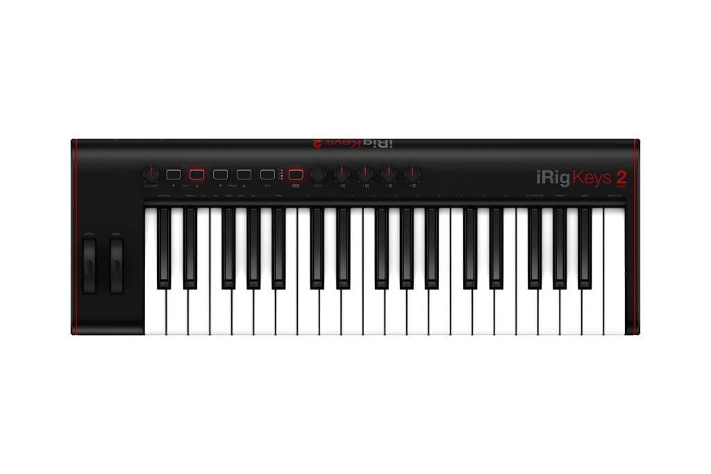 IK Multimedia iRig Keys 2 Pro Full-sized 37-key MIDI Keyboard Controller with Velocity-sensitive Keys for iPhone, iPad, Mac and PC