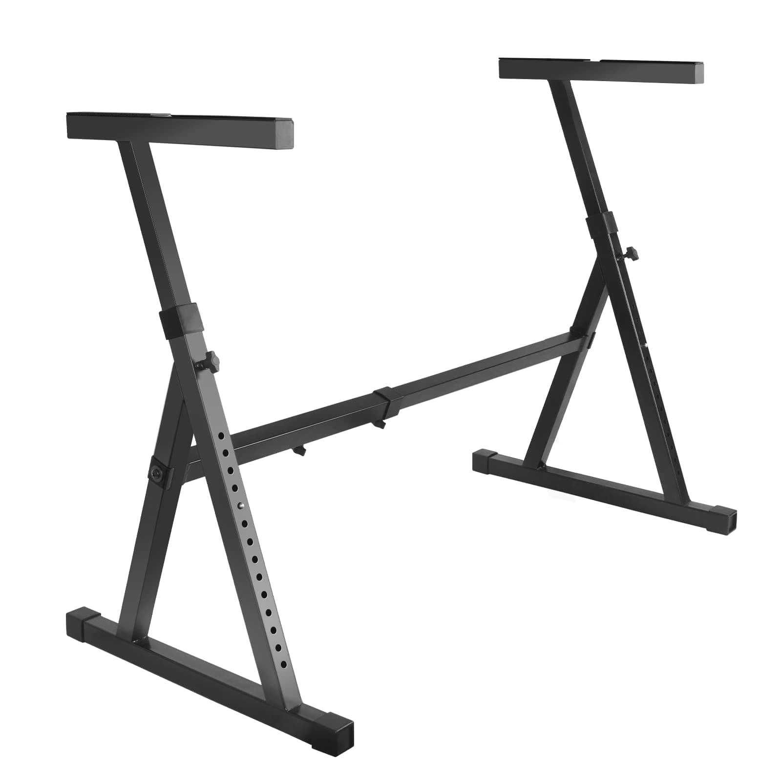 OUKMIC Digital Piano Keyboard Stand - Stable Heavy Duty Z design, Width Height Adjustable Electric Piano Table Stands for 49/61/76/88 Key Board, De...