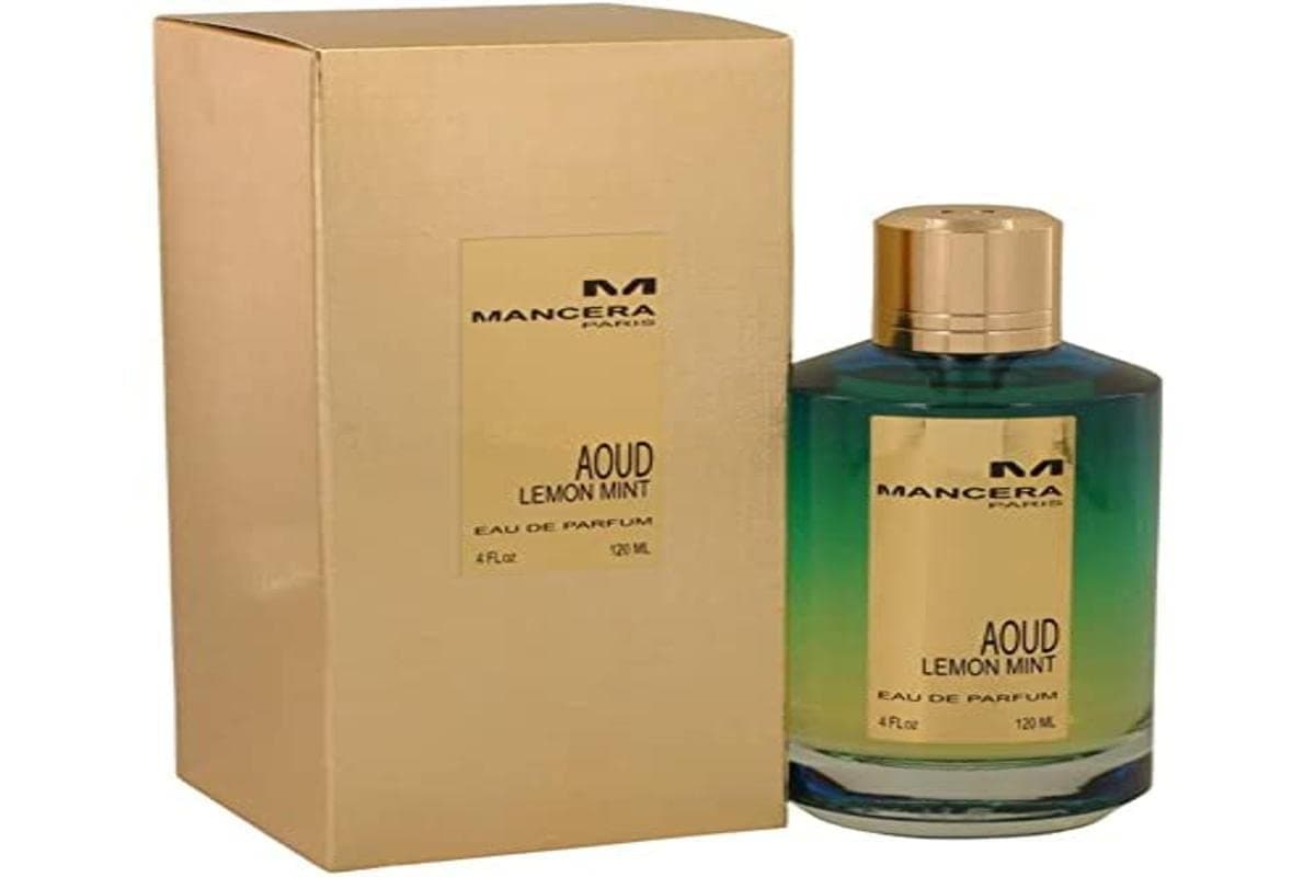 MANCERA Eau de Parfum Spray, Aoud Lemon Mint, 4 Fl Oz