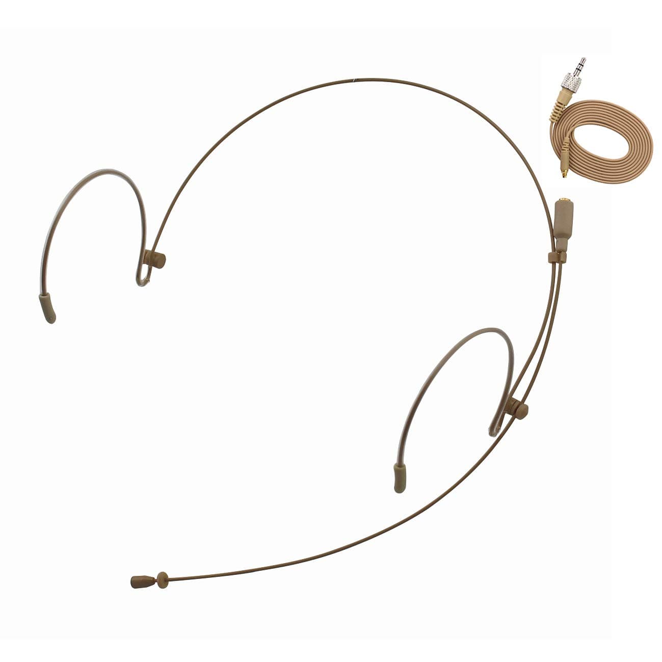 Professional Headset/Headworn Microphone JK MIC-J 071S Compatible with Sennheiser Wireless System - Omnidirectional Mic - Super Lightweight & Creat...