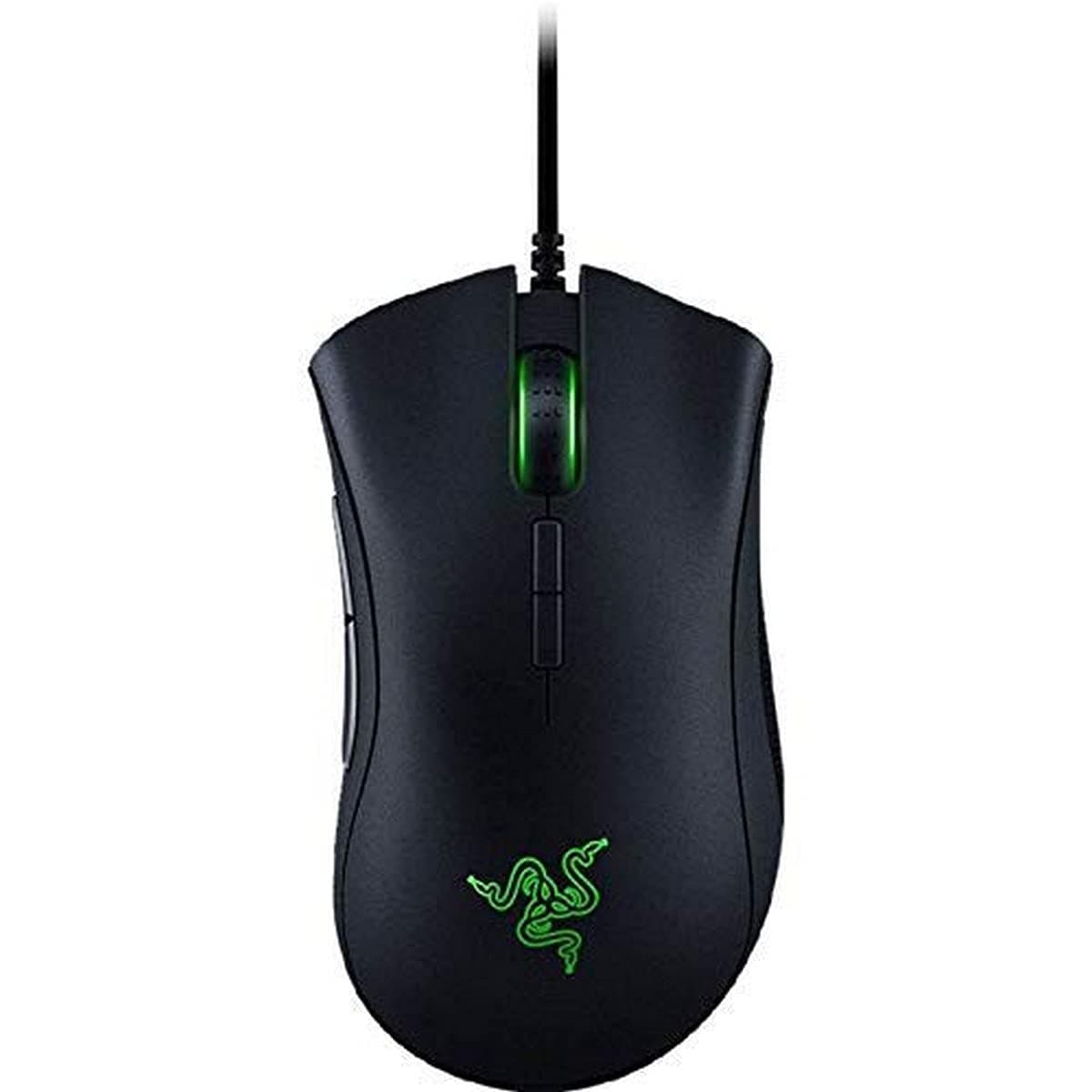 Razer DeathAdder Elite Gaming Mouse: 16,000 DPI Optical Sensor - Chroma RGB Lighting - 7 Programmable Buttons - Mechanical Switches - Rubber Side G...