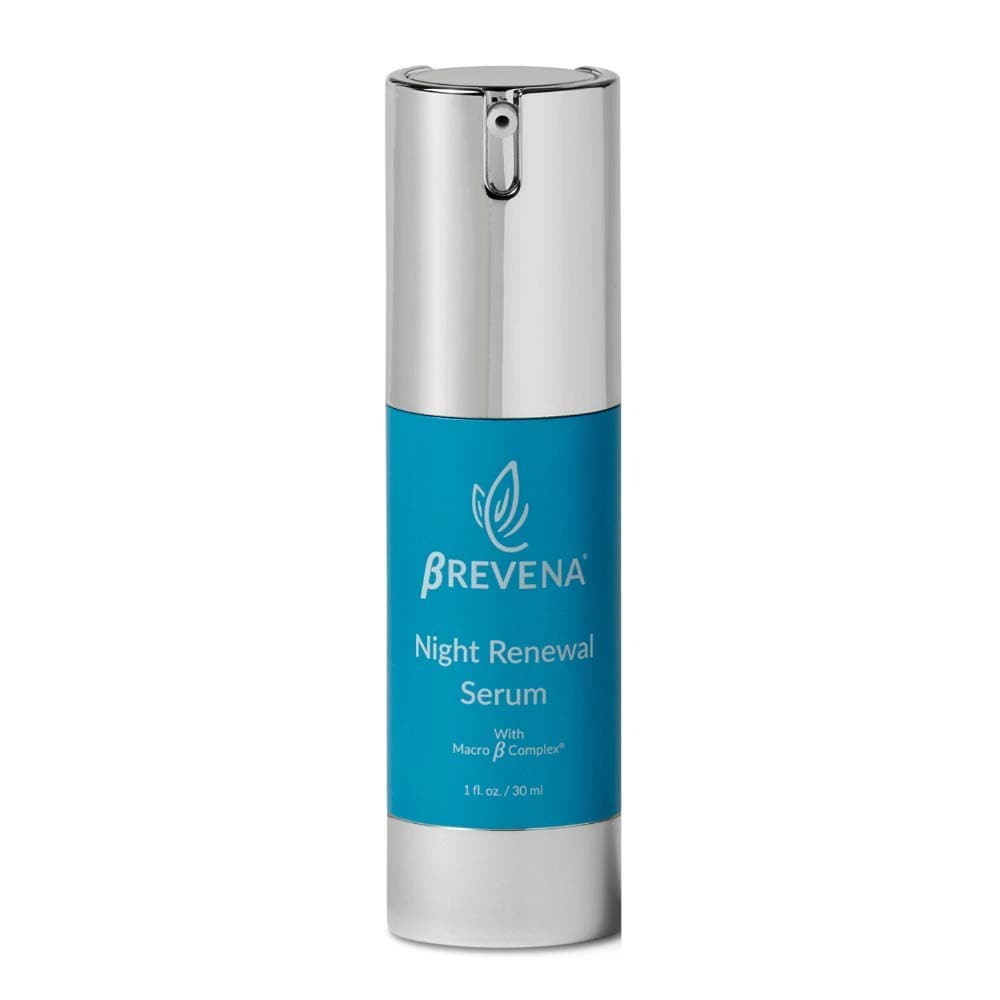 BREVENA Night Renewal Serum - Best Serum for Sensitive Skin to Target Discoloration and Signs of Aging I Plumps, Firms, Corrects, Anti-Aging Serum