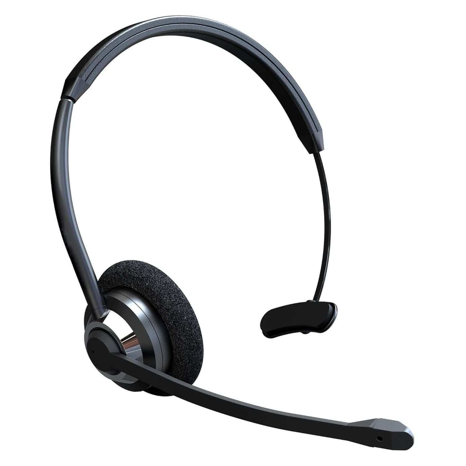 Pro Hands-Free Headset Works for Nubia OnePlus 3 with Adjustable Boom V5.0 Bluetooth Single Noise Reduction & Cancelling Features Portable Slim (Bl...