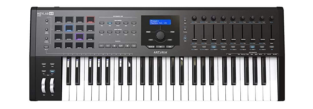 Arturia KeyLab 61 MKII Keyboard Controller (Black) (Renewed)