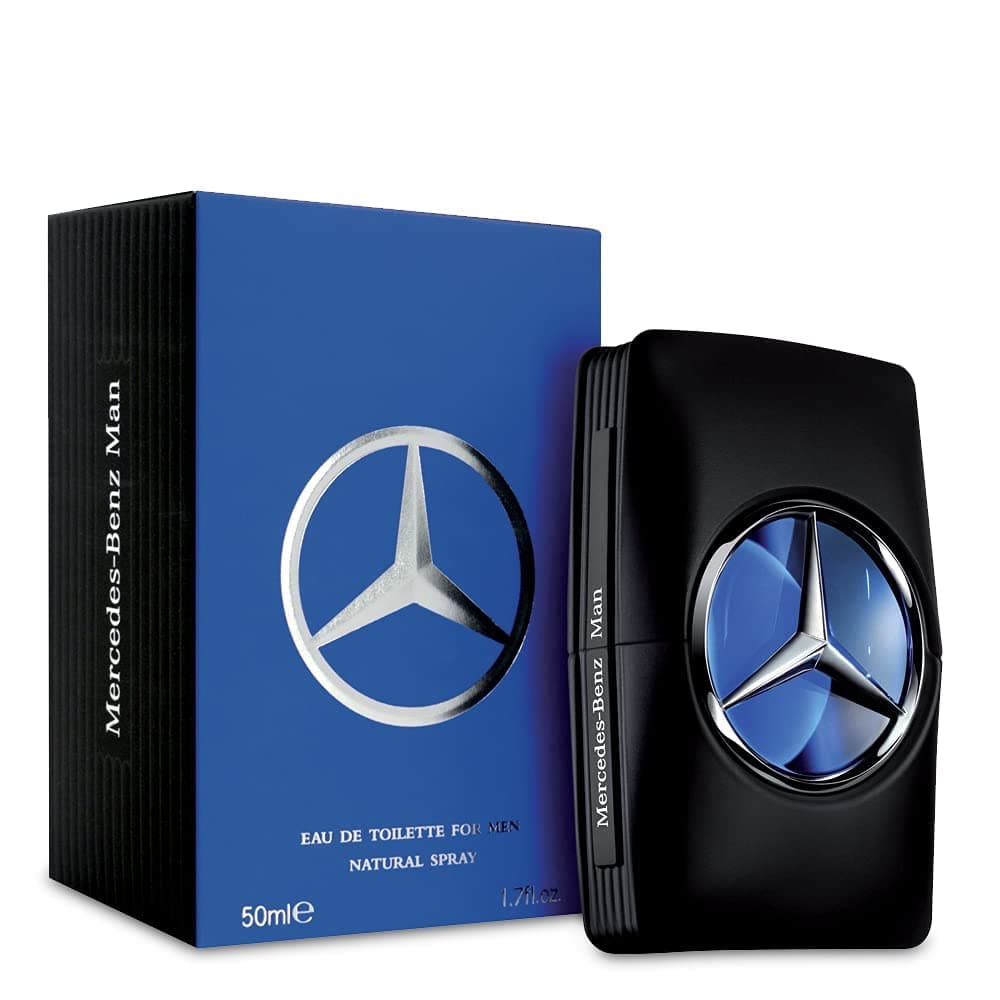 Mercedes-Benz - Man Blue - Fragrance For Men - An Ultra-Trendy Woody, Ambery Accord - Designed To Awaken The Feeling Of Elegance And Freshness - Li...