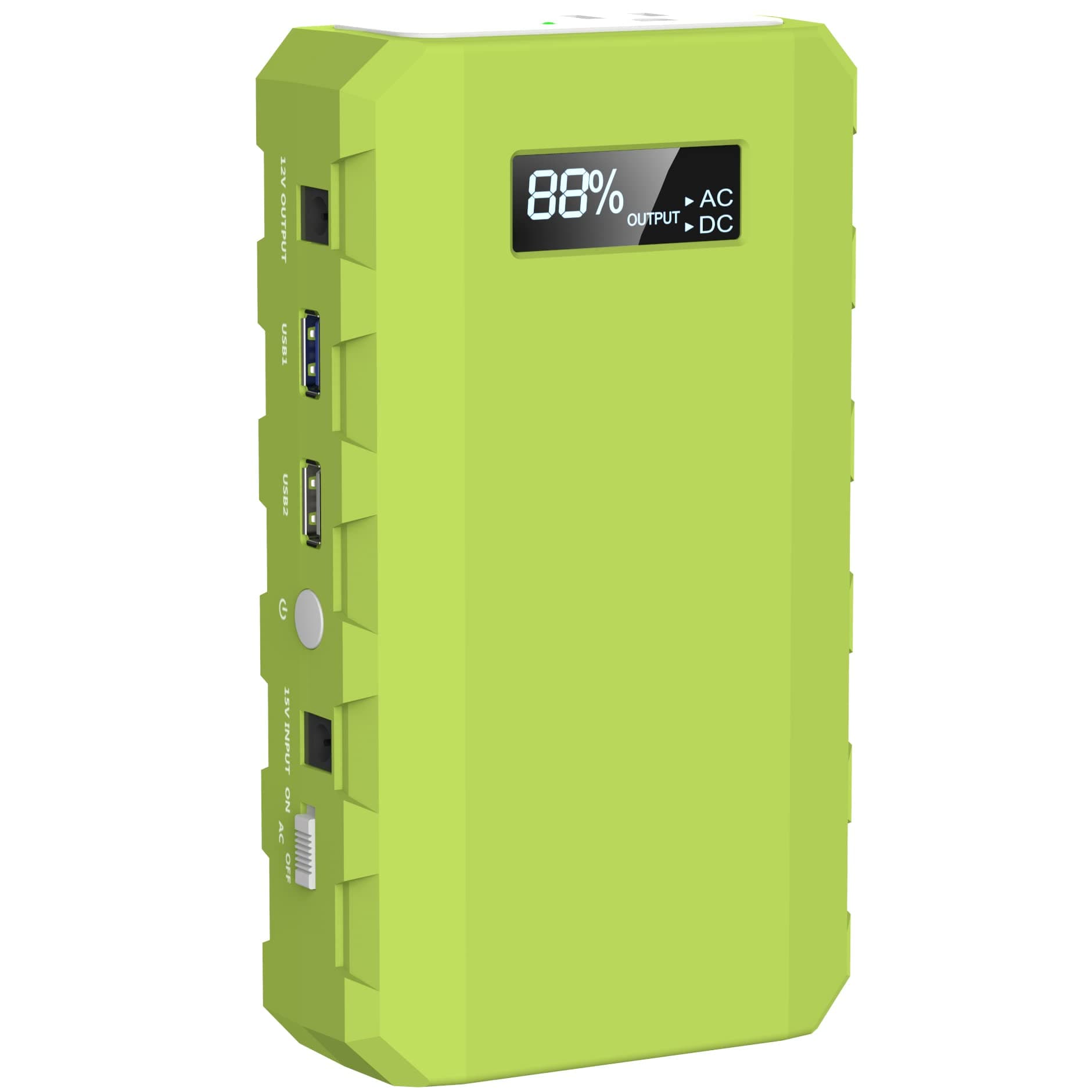 Powkey Portable Power Station 88.8Wh, 65Watts AC Power Bank External Battery Pack, Compact Travel Charger with 2 USB,1 DC,1 AC for MacBook Laptops ...