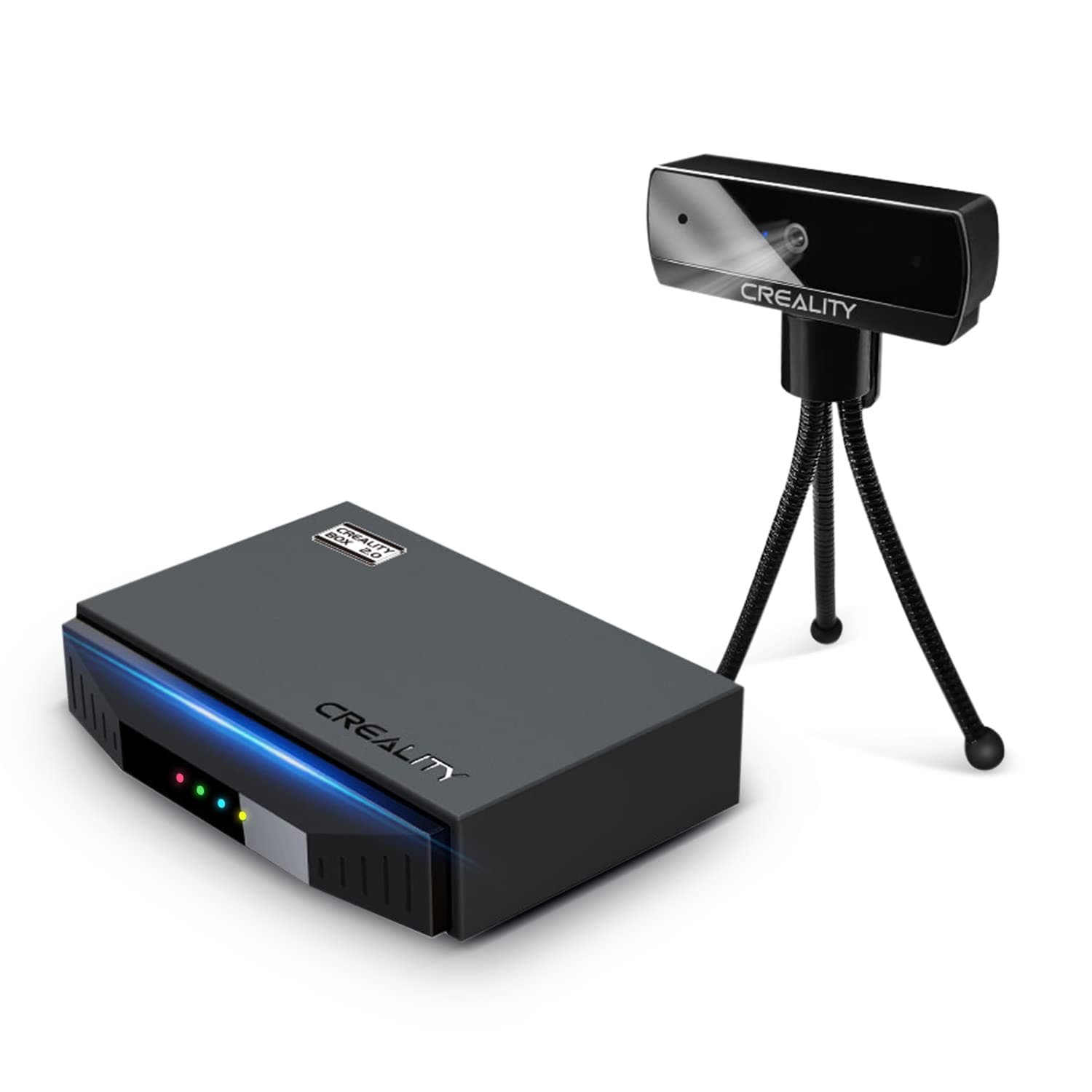 Creality WiFi Box 2.0, 2022 Upgraded Wireless Control Intelligent Assistant with Camera & 8G TF Card, Cloud Slice/Print/Real-Time Monitor/Remote Co...