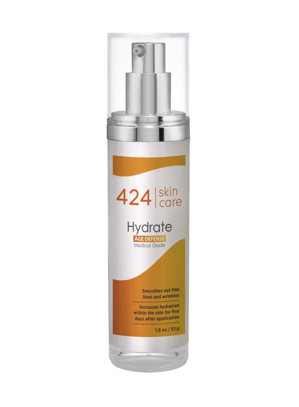 424 Skin Care Age Defense Hydrate - Dermatologist Tested & Recommended - Clinically Proven Formula with Hyaluronic Acid 1.8 oz