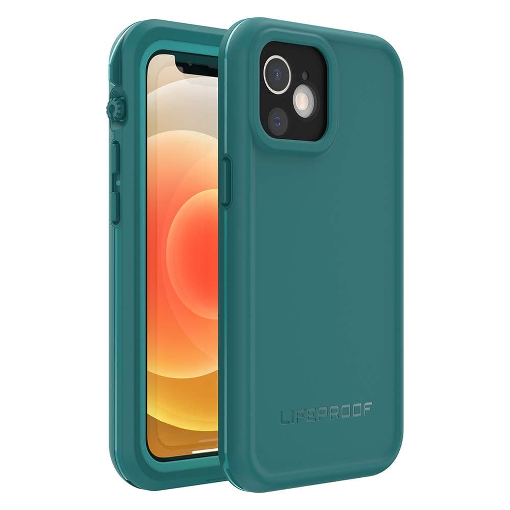 LifeProof FRĒ Series Waterproof Case for iPhone 12 Mini - FRĒE Diver (Ocean Depths/Peacock Blue)
