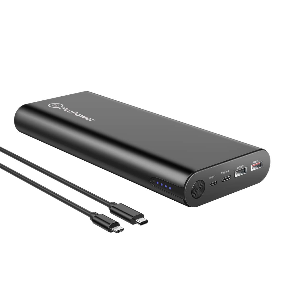 USB-C PD Power Bank 27000mAh, iProPower Portable External Battery Pack Power Delivery Charger for MacBook Air/Pro Laptop Tablet iPhone Smartphone 9...