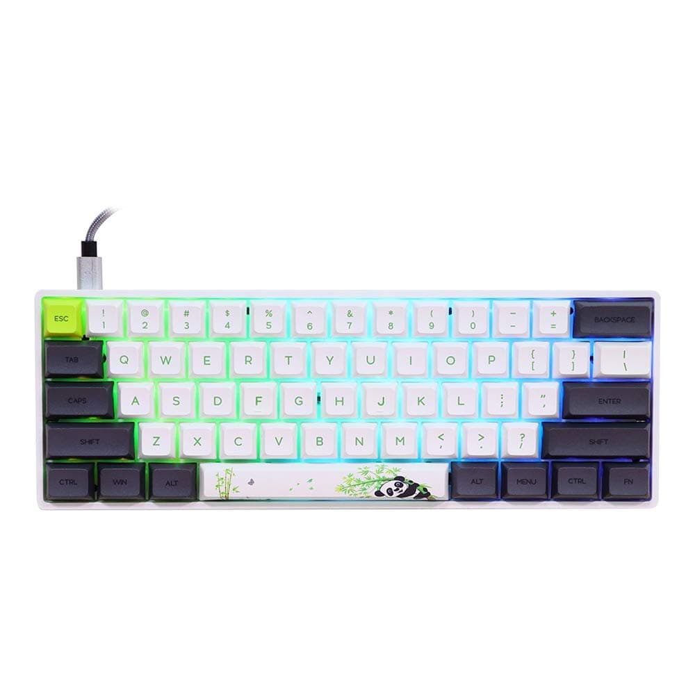 EPOMAKER SKYLOONG SK61 61 Keys 60% Hot Swappable Programmable Mechanical Gaming Wired Keyboard with RGB Backlit, NKRO, Water-Resistant, Type-C Cabl...