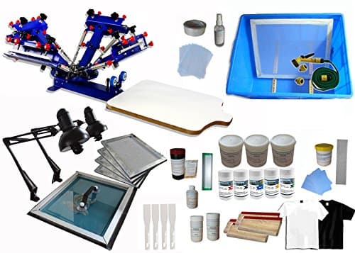 4 Color 1 Station T-shirt Printing Kit B