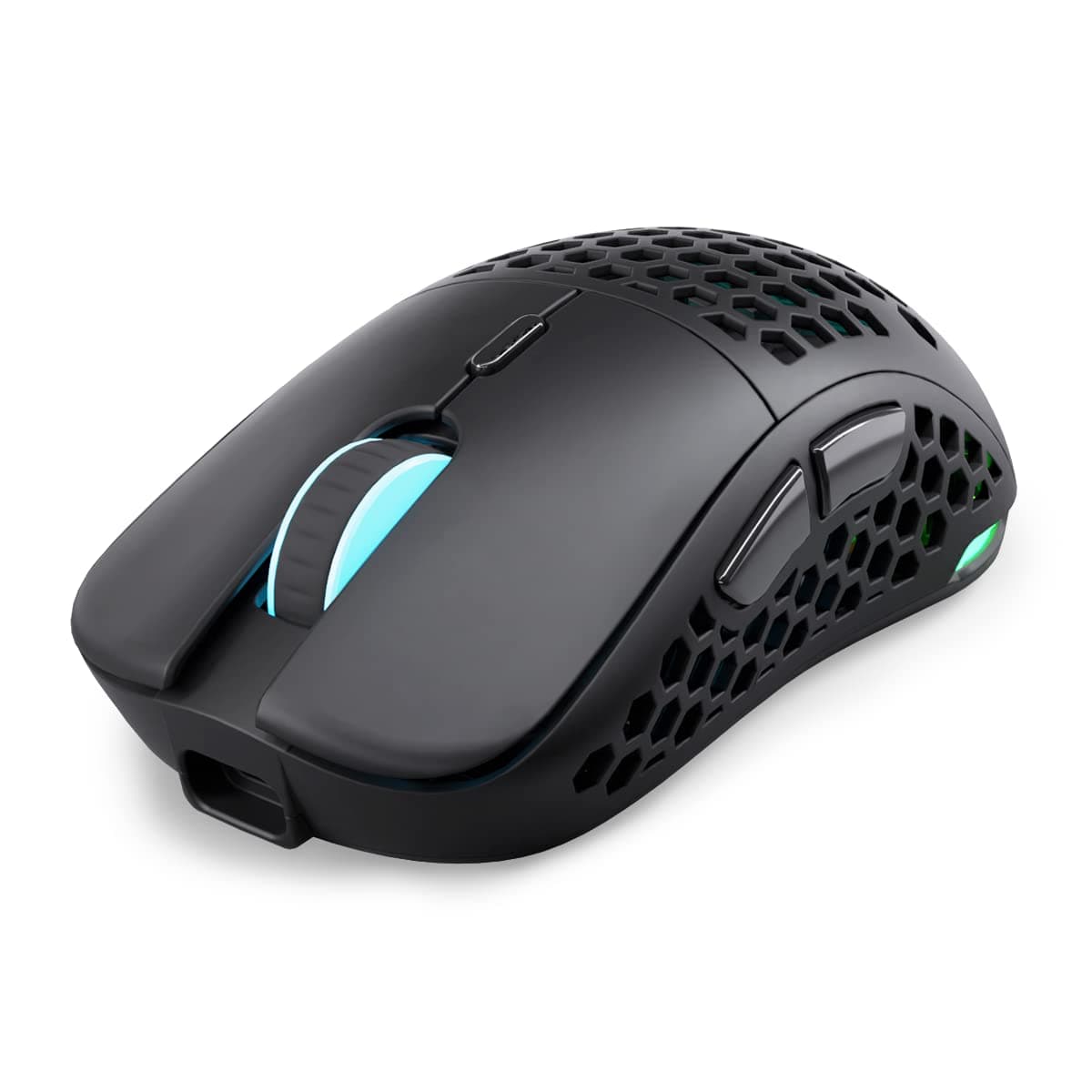 Pwnage Ultra Custom Wireless Symm 1 Gen 2.0 - Black Ultra Lightweight Honeycomb Design Gaming Mouse 3370 Sensor - PTFE Skates - 6 Buttons - Custom ...