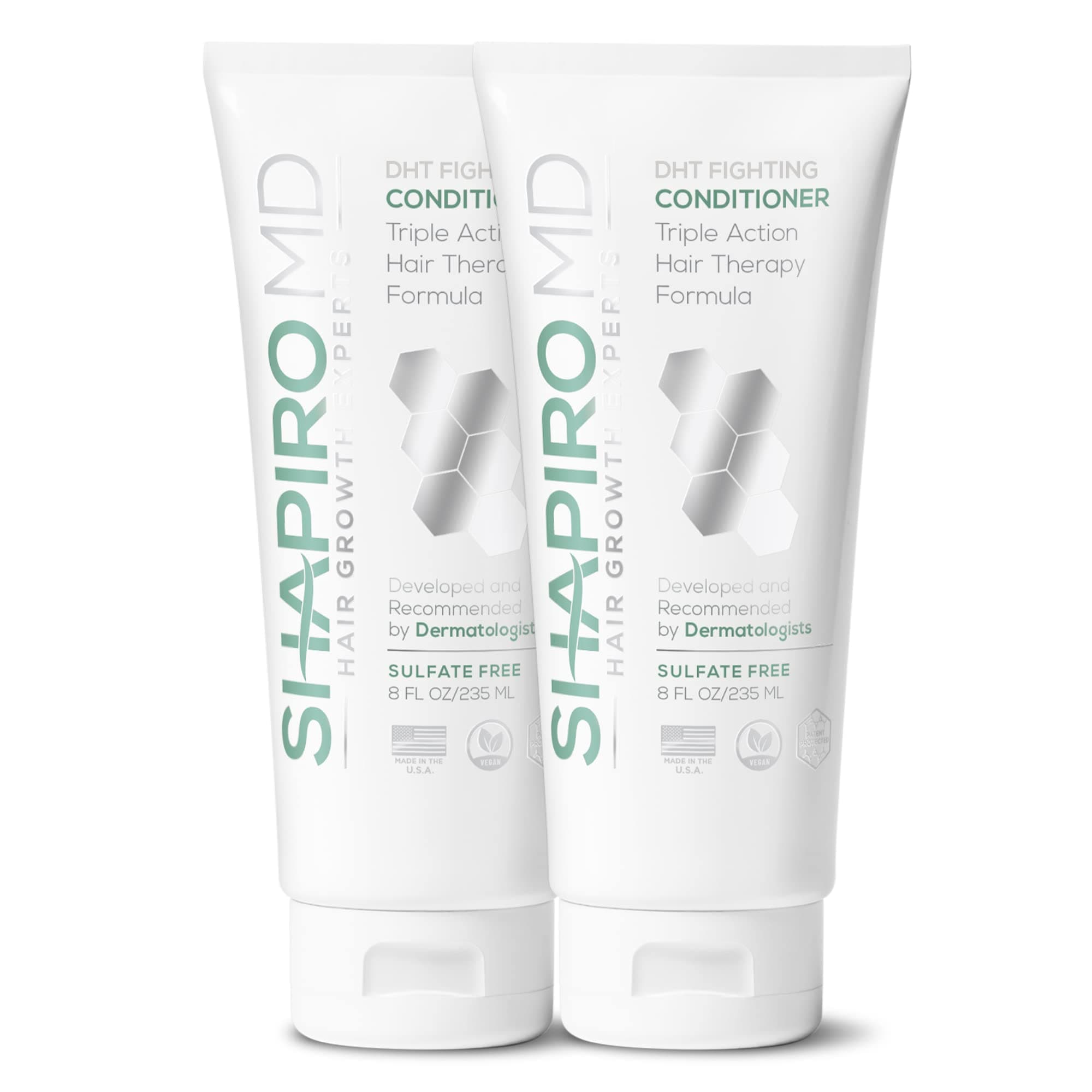 Hair Loss Conditioner | DHT Fighting Vegan Formula for Thinning Hair Developed by Dermatologists | Healthier, Fuller and Thicker Looking Hair - Sha...