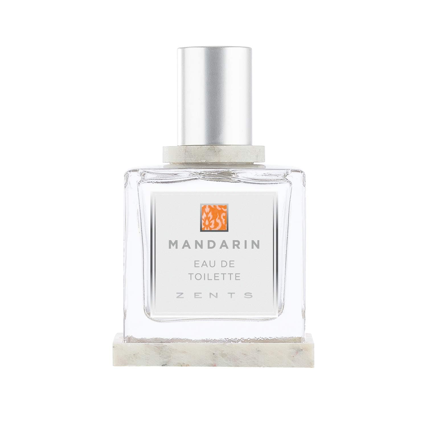 ZENTS Eau de Toilette Perfume (Mandarin Fragrance) Clean Luxury Scents, Gentle Long-Lasting Aromatherapy for Men and Women, 1.69 oz