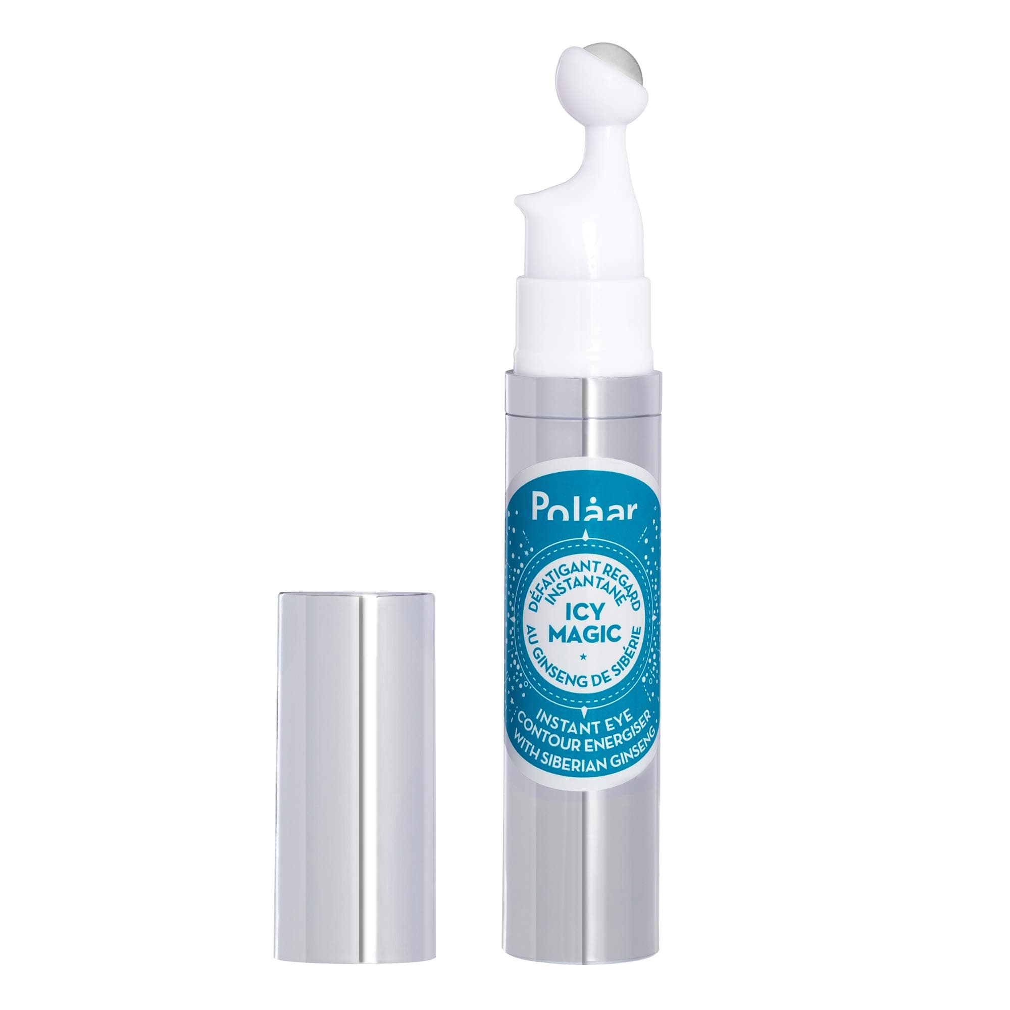 Polåar - Instant Eye Contour Energiser IcyMagic with Siberian Ginseng - 10 ml roll-on - Ice-cold ball - Eye care treatment - Anti-puffiness, anti-d...
