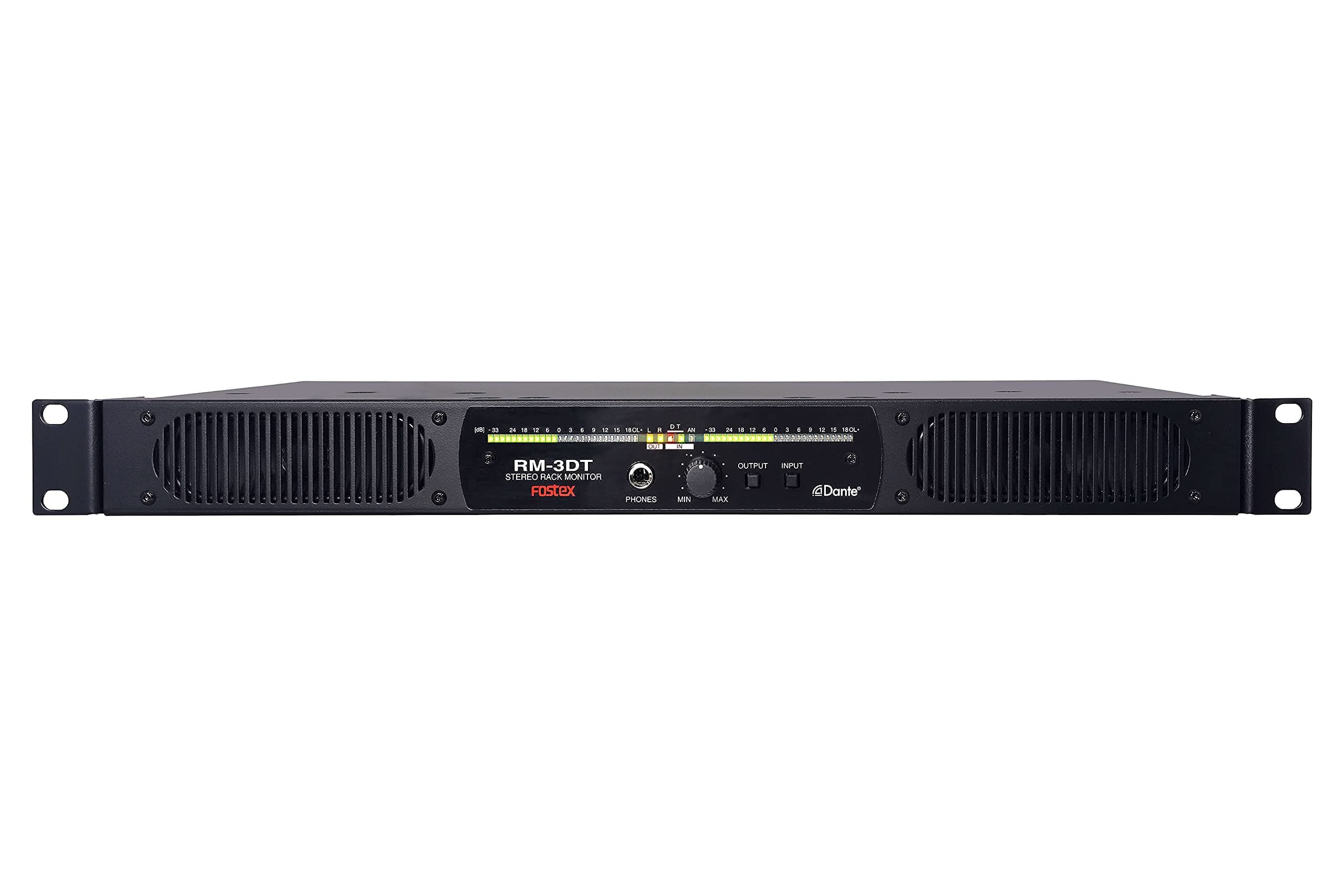 Fostex Rack-Mount Active Stereo Monitor Speaker with Dante