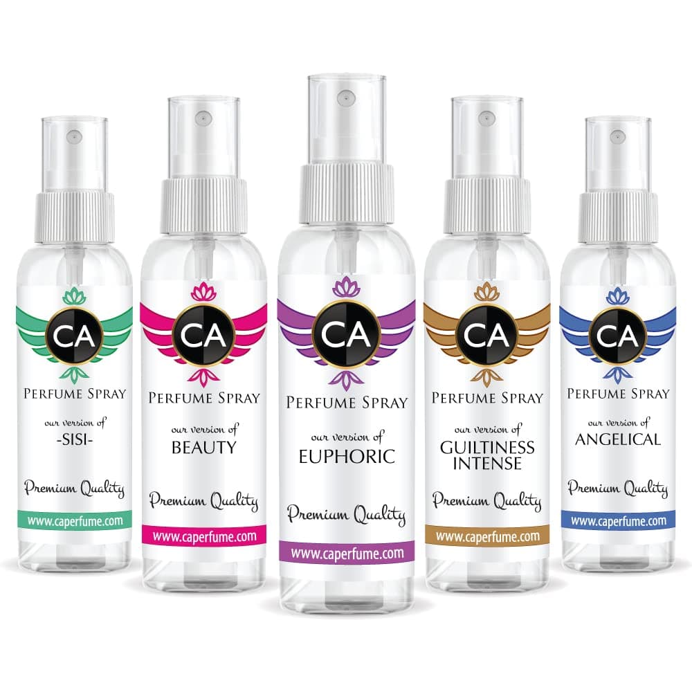 CA Perfume Modern Type Women Set Impression of ( SiSi + Euphoric + Beauty + Angelical + Guiltiness Intense ) Fragrance Sample Travel Size Parfum Sp...