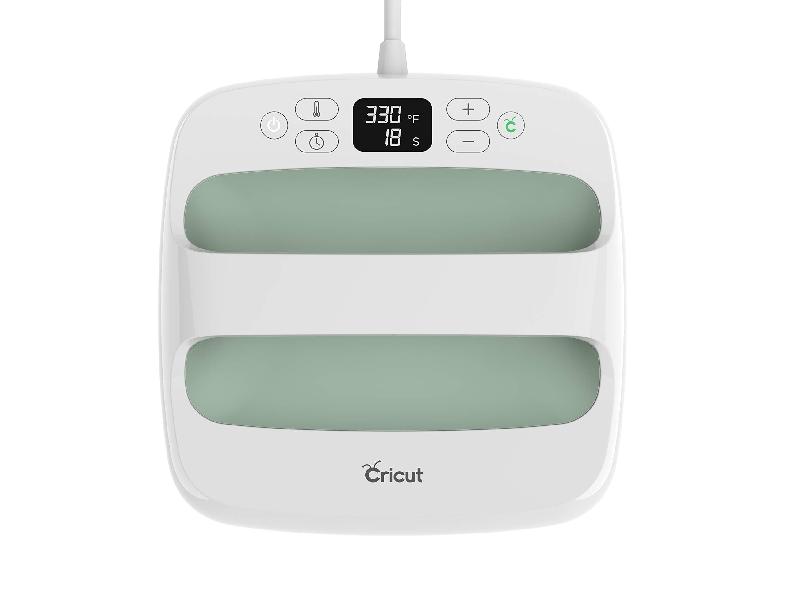Cricut EasyPress 2 Heat Press Machine (9" x 9"), Ideal for T-Shirts, Tote Bags, Pillows, Aprons, and More, Precise Temperature Control, Fea...
