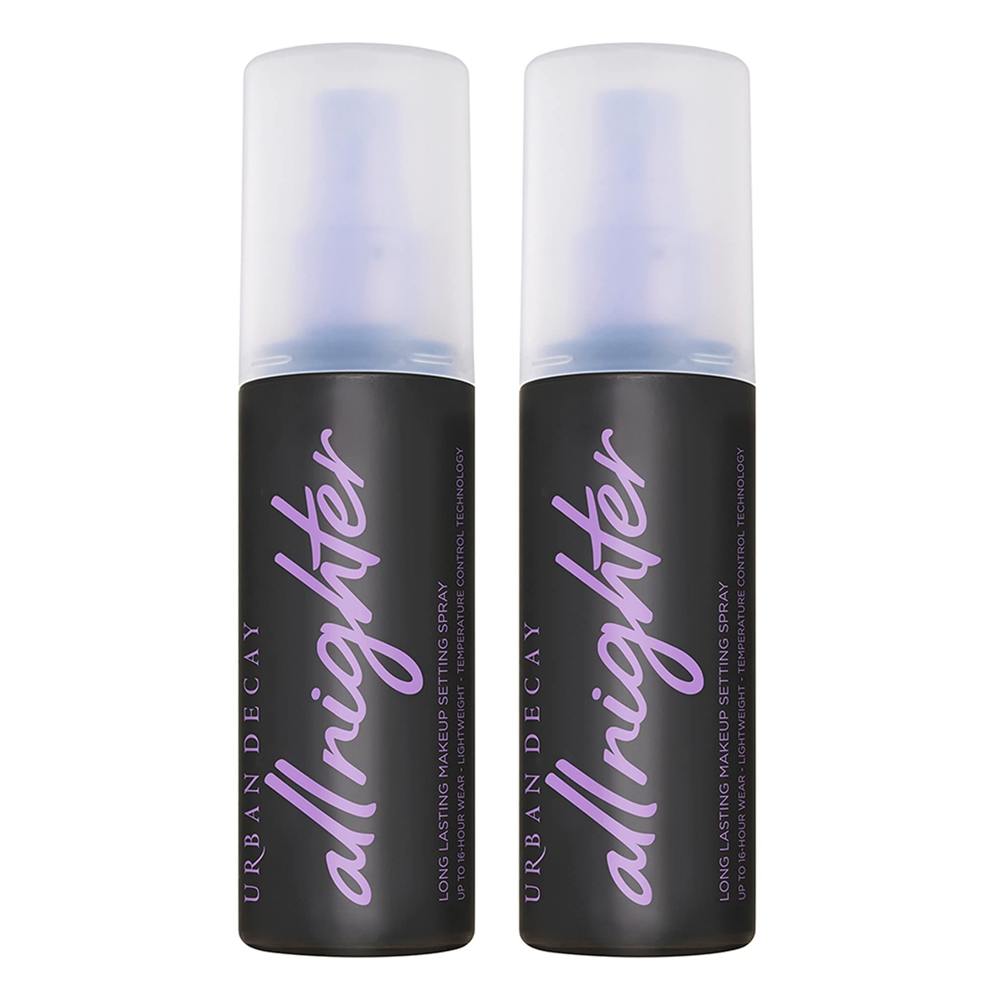 Urban Decay All Nighter Long-Lasting Makeup Setting Spray - 4.0 fl oz, Pack of 2 - Lasts Up To 16 Hours - Oil-Free, Natural Finish - Non-Drying For...