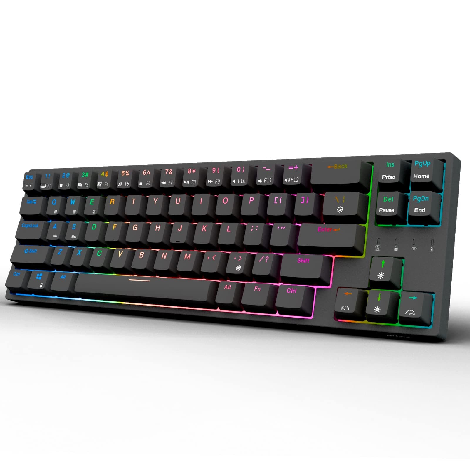 RK ROYAL KLUDGE RK68 Plus Mechanical Keyboard, 2.4Ghz Wireless/Bluetooth/Wired Red Switch 65% Gaming Keyboard, RGB Hot Swappable with Software for ...