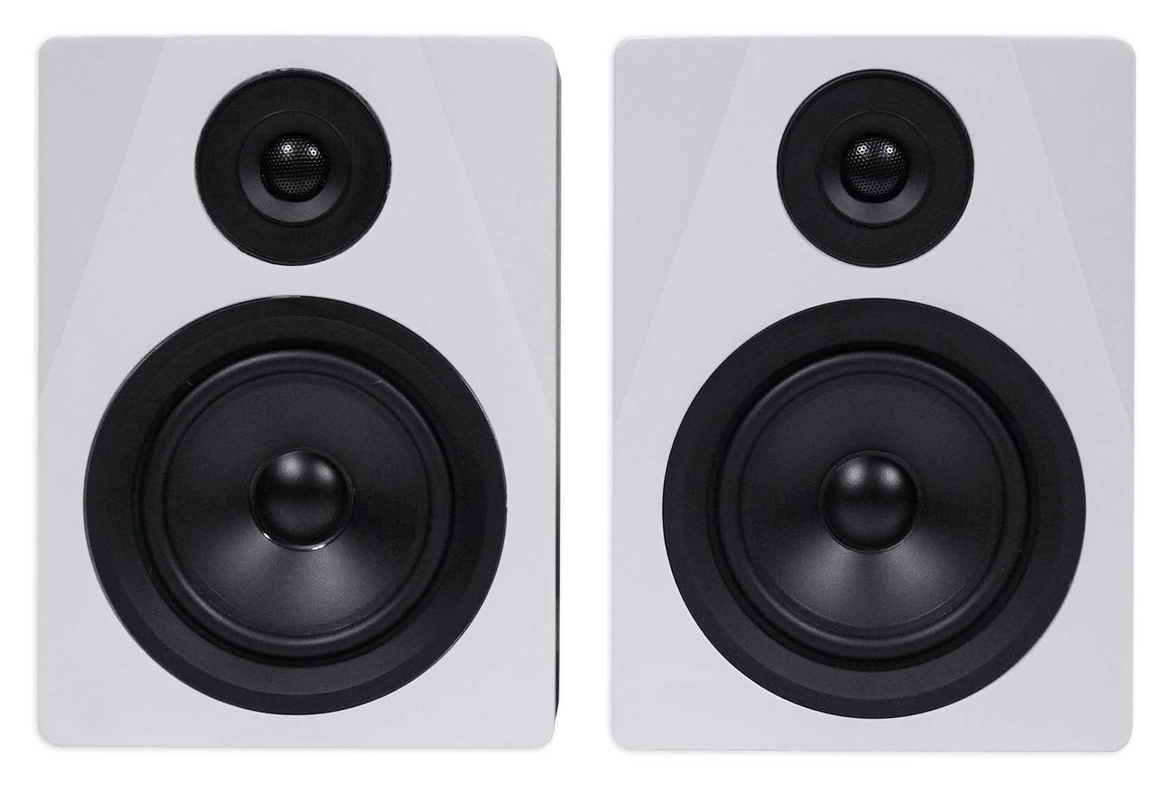 Rockville 2-Way 250W Active/Powered USB Studio Monitor Speakers Pair, 5.25 inch (APM5W)