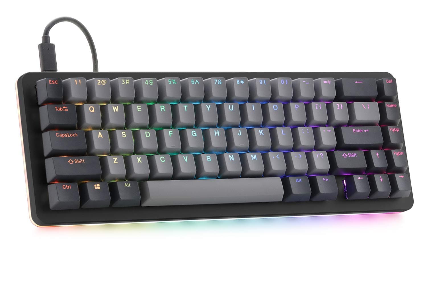 Drop ALT Mechanical Keyboard — 65% (67 Key) Gaming Keyboard, Hot-Swap Switches, Programmable Macros, RGB LED Backlighting, USB-C, Doubleshot PBT, A...