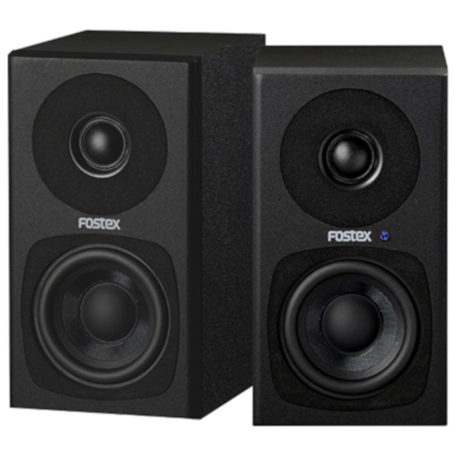 Pair of Fostex PM03HB 2-way Powered Studio Monitors with 3'' Woofer