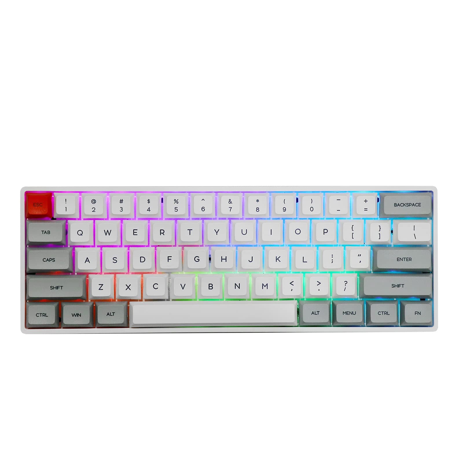 EPOMAKER SKYLOONG SK61 61 Keys 60% Hot Swappable Programmable Mechanical Gaming Wired Keyboard with RGB Backlit, NKRO, Water-Resistant, Type-C Cabl...