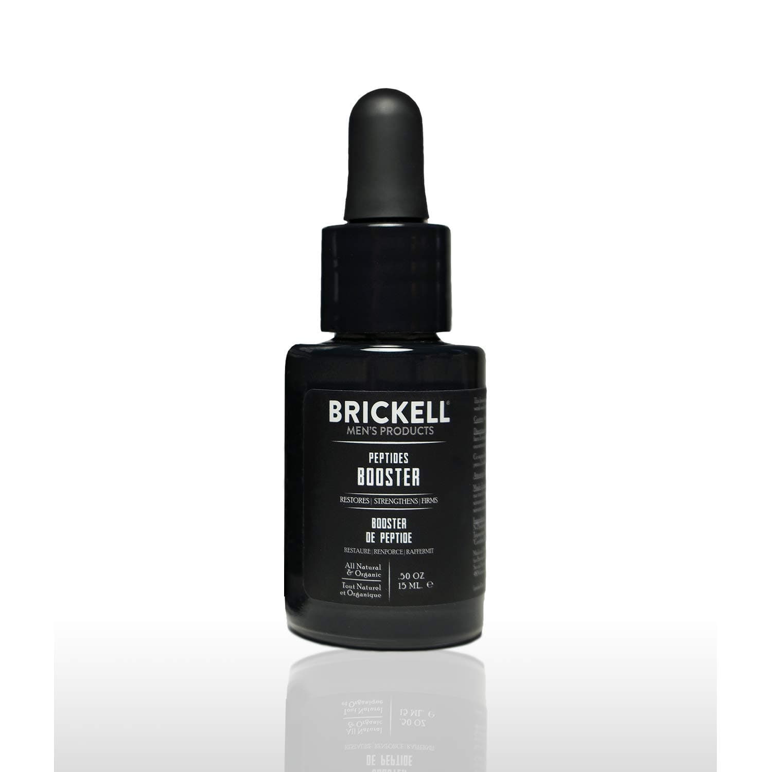 Brickell Men’s Protein Peptides Booster Serum for Men, Natural and Organic Protein Peptides Booster for Face to Firm and Restore Skin, Boost Collag...