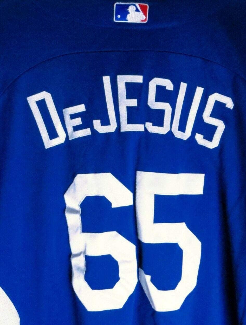 Ivan DeJesus Jr. Team Issue Batting Practice Jersey 2011 Dodgers #65 Size 48 - Game Used MLB Jackets
