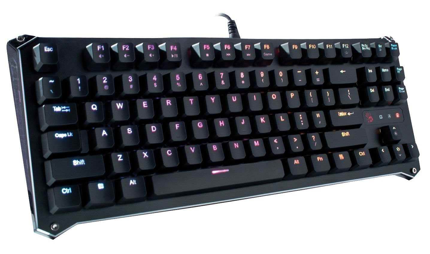 B930 TKL Tenkeyless Optical Switch Gaming Keyboard by Bloody Gaming | Fastest Keyboard Switches in Gaming |Ultra-Compact Form Factor | RGB LED Back...