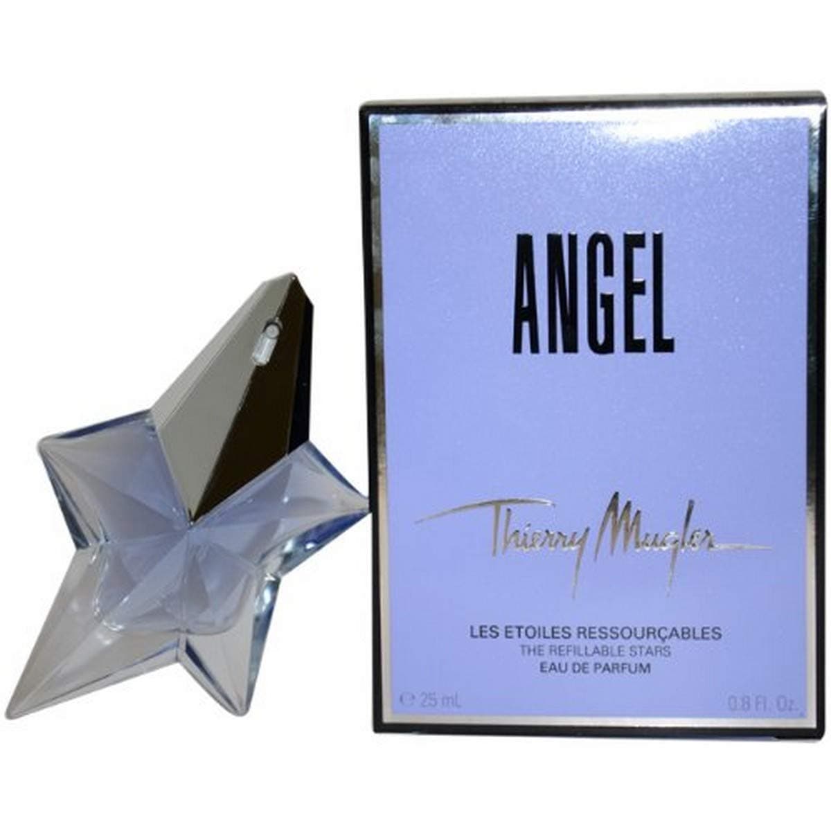 Thierry Mugler Angel Eau De Parfum Refillable Spray for Women, 0.8 Ounce