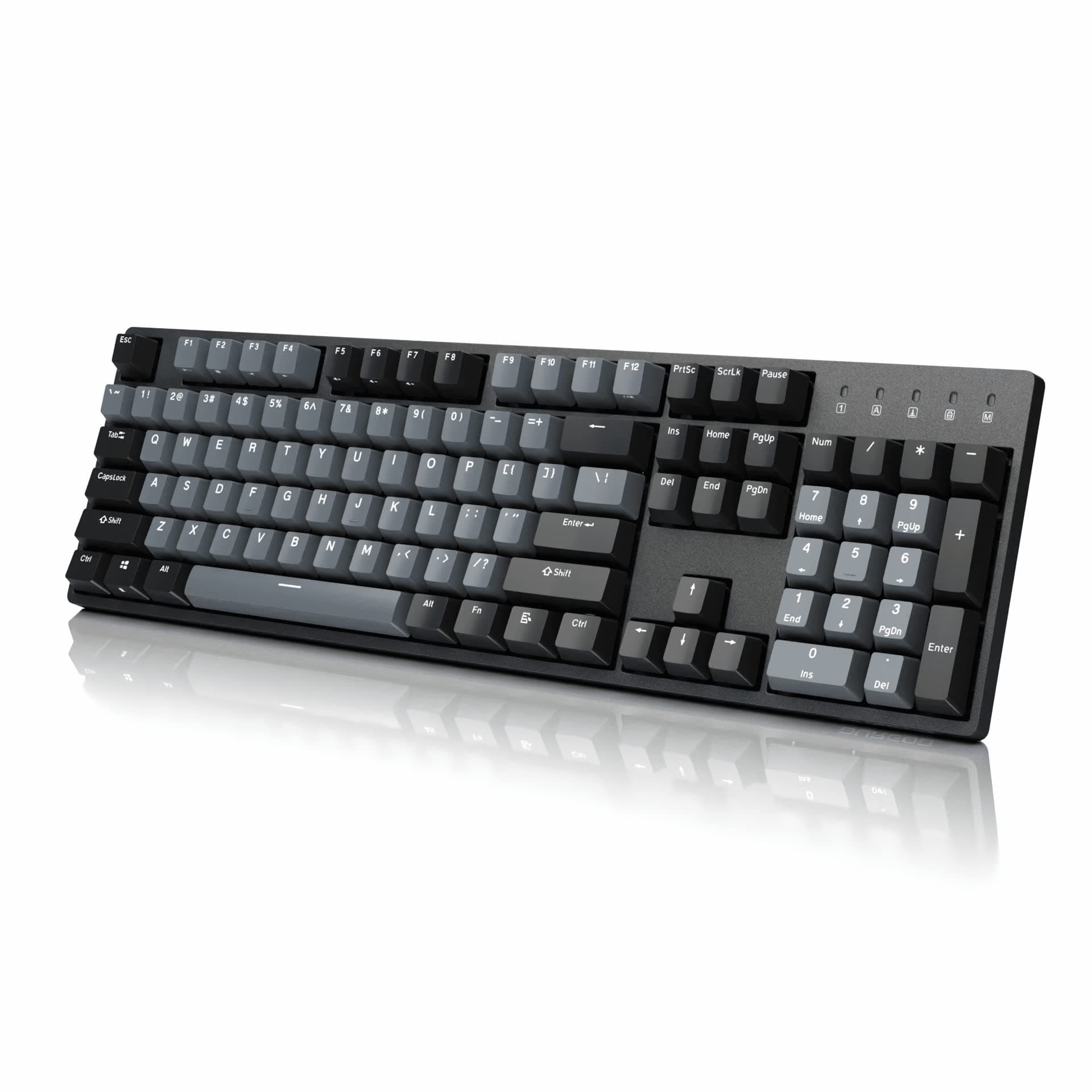 Durgod Taurus K310 Mechanical Keyboard | 104 Keys Full Size | USB C Wired | Doubleshot PBT Keycaps | Programmable Keys | NKRO Rollover | for Window...