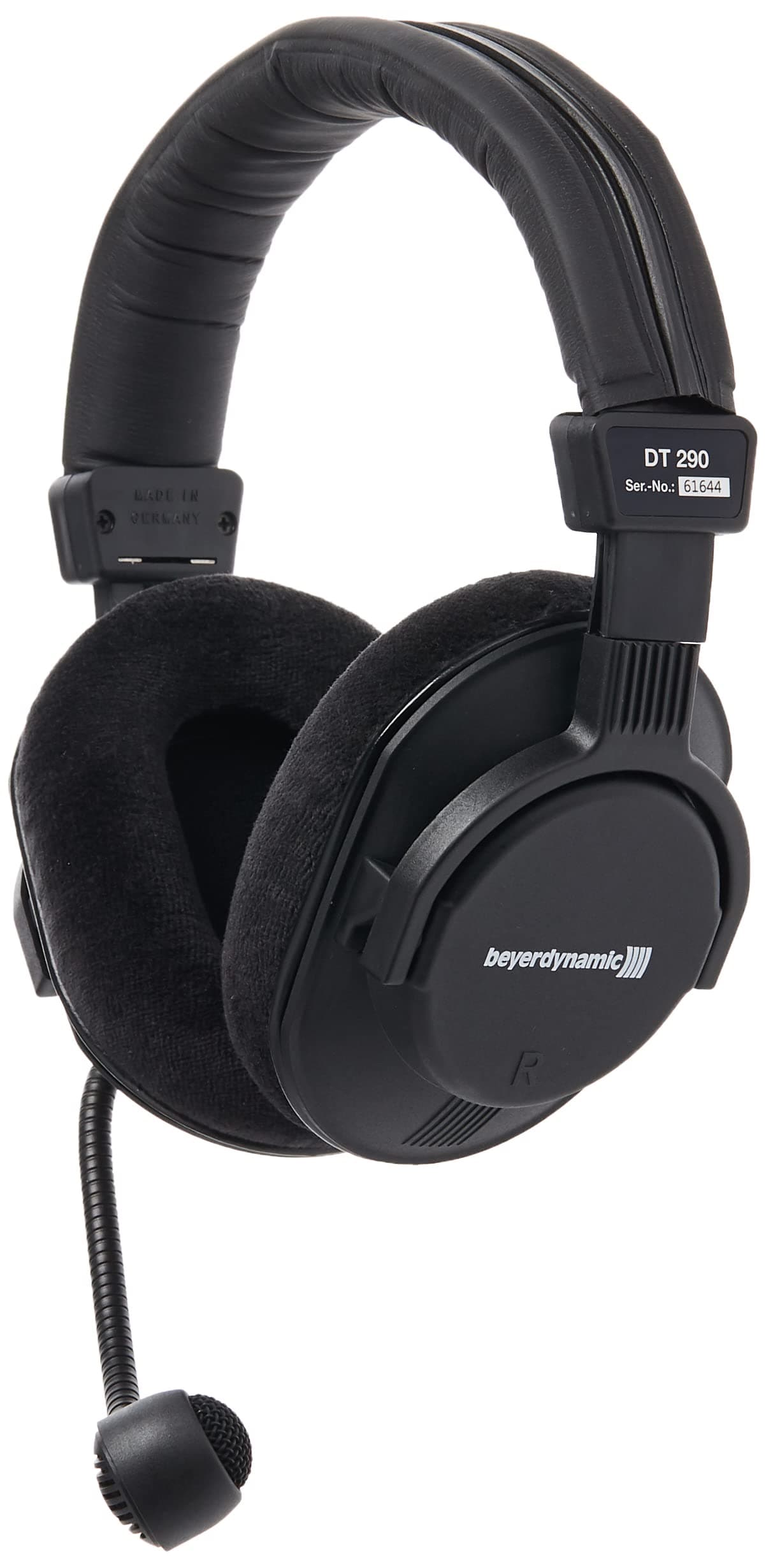 Beyerdynamic DT-290-MKII-200/80 Headset with Dynamic Hypercardioid Microphone for Broadcasting Applications, 80 Ohms