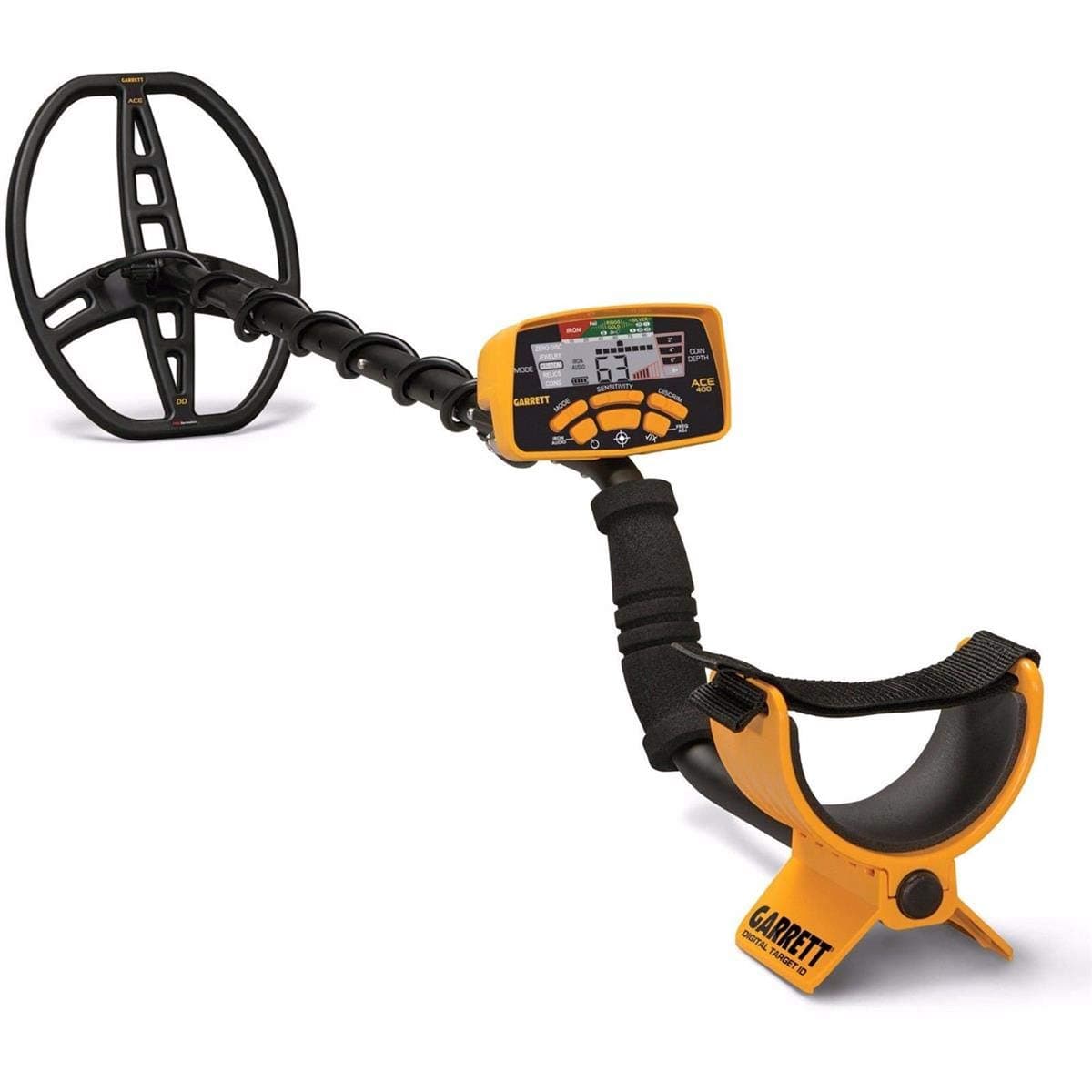 Garrett Ace 400 Metal Detector with Waterproof Coil and Headphone Plus Accessories
